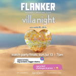 Flyer: Villa Night Finale Watch Party | Sunday Brunch