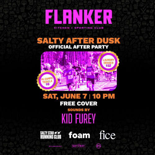 Flyer: Backroad Nights | Salty After Dark After Party | Triple Crown Club: Bourbon & Bubbles