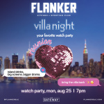 Flyer: Villa Night Reunion Watch Party | Homebase Mondays
