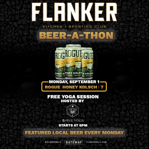 Flyer: Beehive Yoga Session | Homebase Mondays