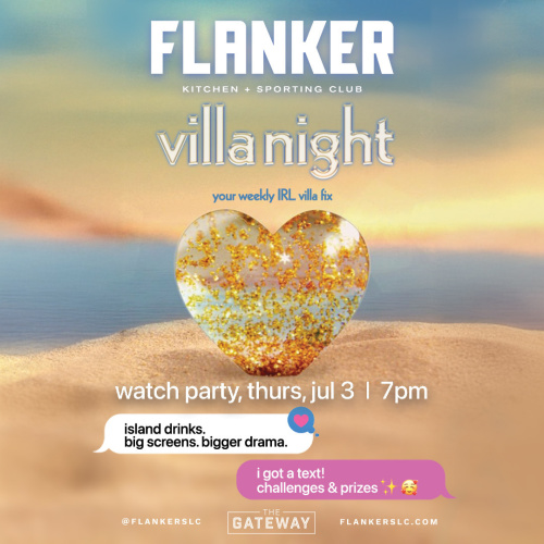 Flyer: Villa Night: Island Love Watch Party | Weekend Warmup Thursdays 4th of July Edition