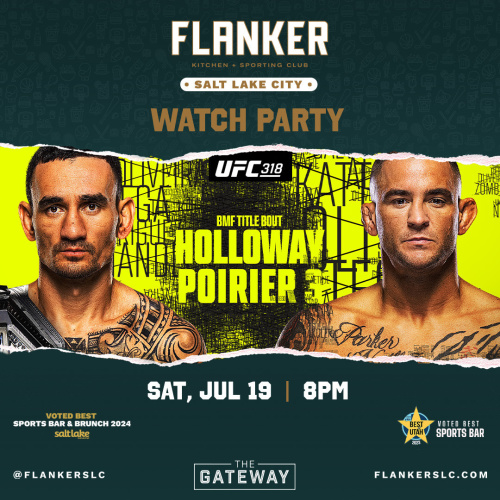 Flyer: UFC 318: Holloway v. Poirier 3 | DJ Fiefia Nightlife Entertainment