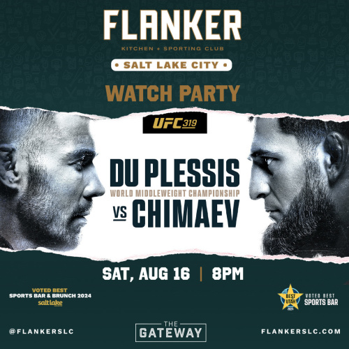 Flyer: UFC 319: Du Plessis v. Chimaev | Beerfest Celebration | Saturday Sessions
