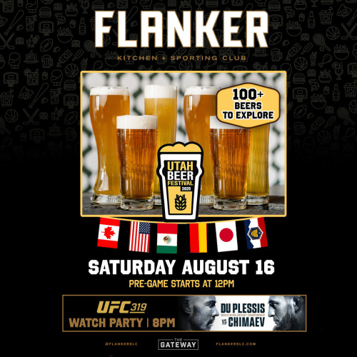 Flyer: UFC 319: Du Plessis v. Chimaev | Beerfest Celebration | Saturday Sessions