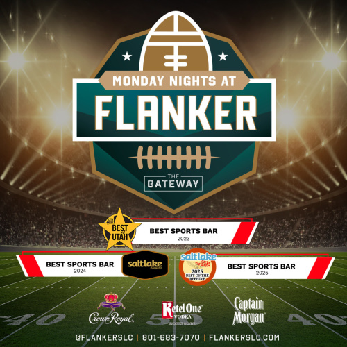 Flyer: Full Court Nights: Dallas at Utah | Tusks Up Nights: Utah v. Chicago | Monday night Football | Homebase Mondays