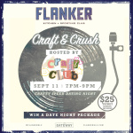 Flyer: Craft and Crush hosted by Craft Club | Thursday Night Football | Mexican Independence Week