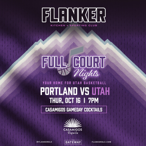 Flyer: Spooky Paint and Sip Speed Dating with Craft Club | Full Court Nights: Portland at Utah | Thursday Night Football