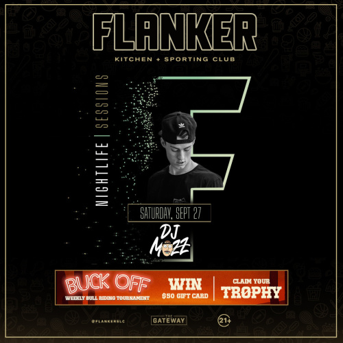 Flyer: Collegiate Saturdays | Buck off Bull Riding Tournament | Nightlife Sessions