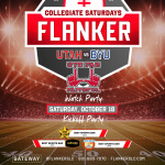 Flyer: Fantasma: Spooky Latin Night | Ute Fan Faithful Utah v. BYU Watch Party | Collegiate Saturdays | Buck off Bull Riding Tournament