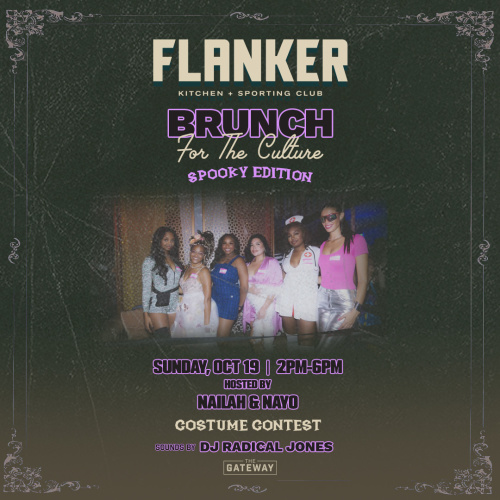 Flyer: Brunch for the Culture: Spooky Edition | Sunday Football