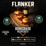 Flyer: Monday night Football | Homebase Mondays | Tusks Up Night