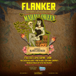 Flyer: MaHalloween Party With Sounds by Lean Canteen | Buck off Bull Riding Tournament