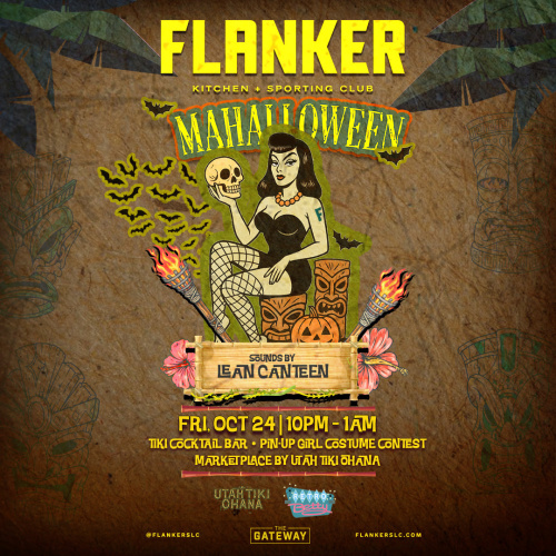 Flyer: MaHalloween Party With Sounds by Lean Canteen | Buck off Bull Riding Tournament