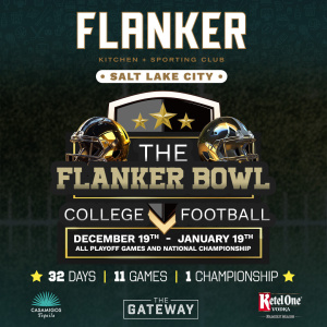 Flyer: College Football the Flanker Bowl | Full Court Night