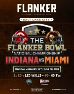 Flyer: The Flanker Bowl National Championship | Pro Football Playoffs | Full Court Night
