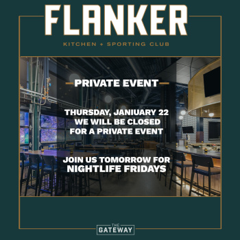 Closed for Private Event (5pm - 10pm) Flyer Image