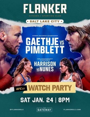 UFC 324: Gaethje vs Pimblett Flyer Image