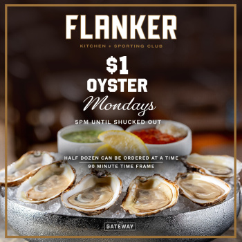 $1 Oysters at Flanker Flyer Image