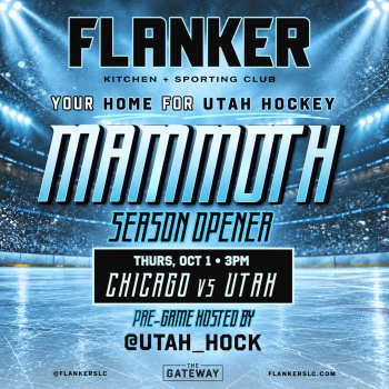 Utah Hockey Season Opener Flyer Image