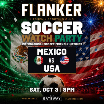 Mexico vs USA Soccer Friendly Match Flyer Image