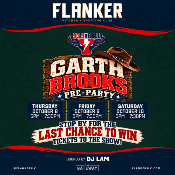 93.3 The Bull: Garth Brooks Pre-Party Flyer Image