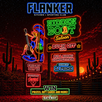 Buck Off Bull Riding Competition Flyer Image