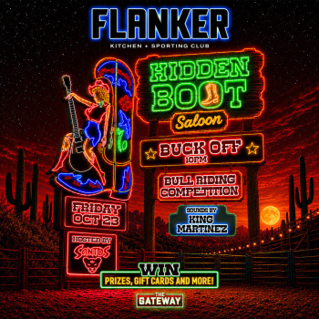Buck Off Bull Riding Competition Flyer Image