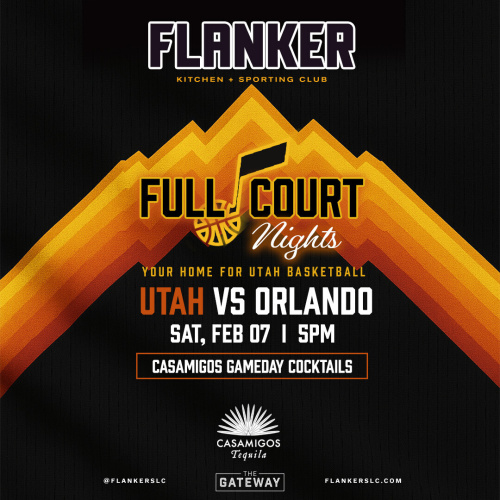 Flyer: Hidden Boot Saloon Anniversary | Full Court Nights: Utah vs Orlando