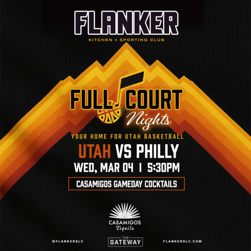Full Court Nights: Utah vs Philly - Flyer