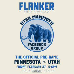 Flyer: Tusks Up Nights: Utah vs Minnesota