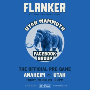 Flyer: Tusks Up Nights: Utah vs Anaheim