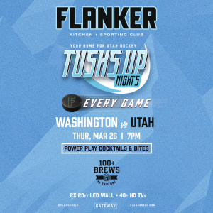 Flyer: Tusks Up Nights: Utah vs Washington