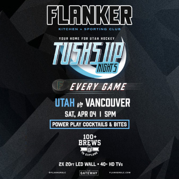 Tusks Up Nights: Utah vs Vancouver Flyer Image
