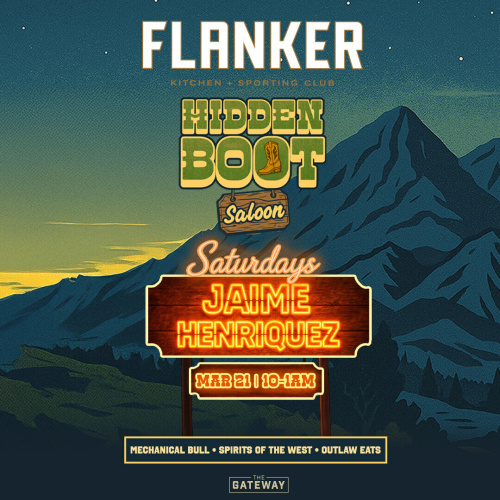 Hidden Boot Saloon DJ Jaime Henriquez - Flyer