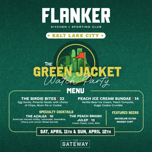 The Green Jacket - Watch Party - Flyer