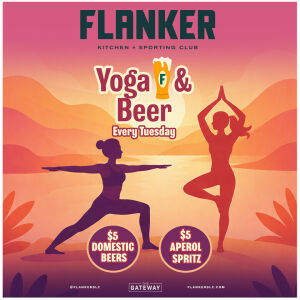 Flyer: Yoga and Beer
