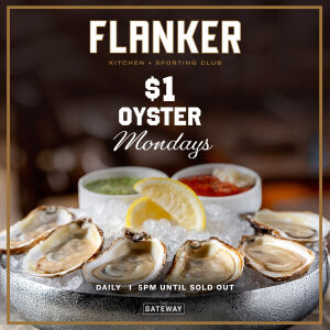 Flyer: $1 Oyster Mondays