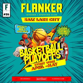 Basketball Playoffs Watch Party Flyer Image