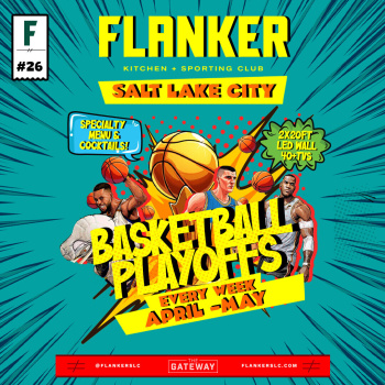 Basketball Playoffs Watch Party Flyer Image