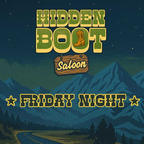 Hidden Boot Saloon - Flyer