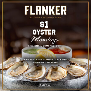 Flyer: $1 Oyster Mondays