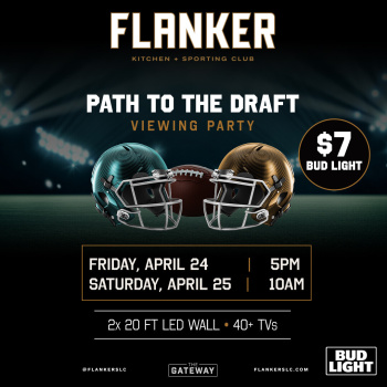 Path to the Draft Viewing Party Flyer Image