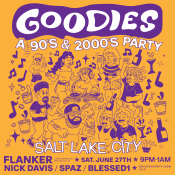 Goodies: A 90s and 2000s Party Flyer Image