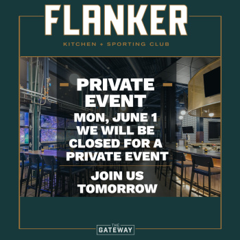 Closed for a Private Event Flyer Image