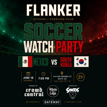 Soccer Watch Party | Mexico vs Korea Flyer Image