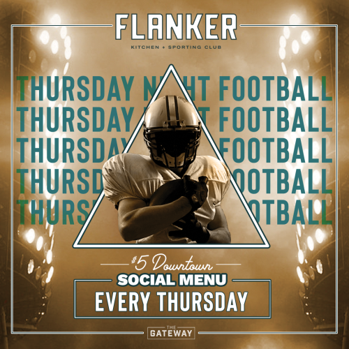 Flyer: Thursdays at Flanker