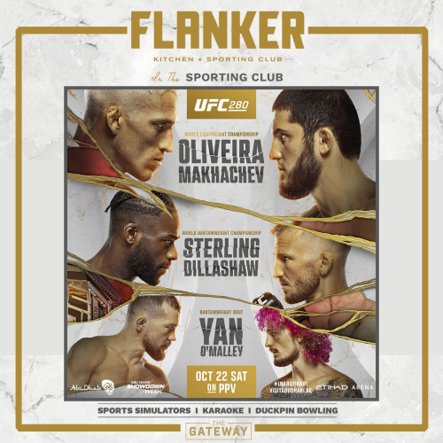Flyer: Saturday Nights at Flanker