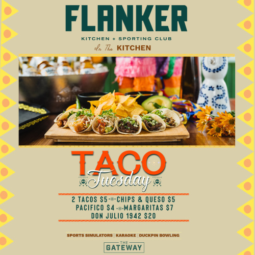 Flyer: Flanker Taco Tuesday