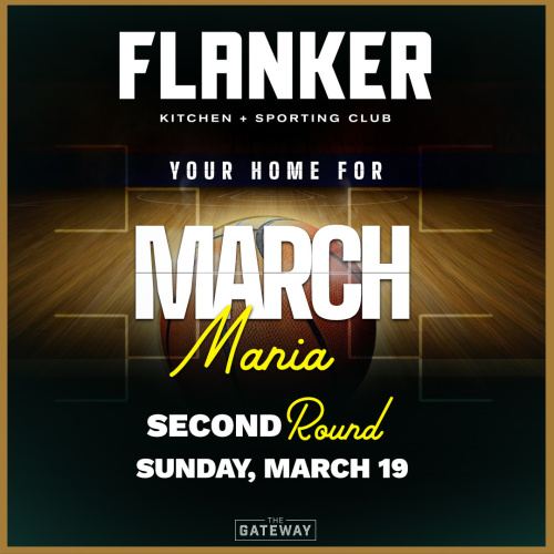 Flyer: March Mania Second Round featuring Sunday Brunch