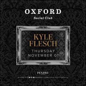 Oxford Social Club: Kyle Flesch, Thursday, November 1st, 2018